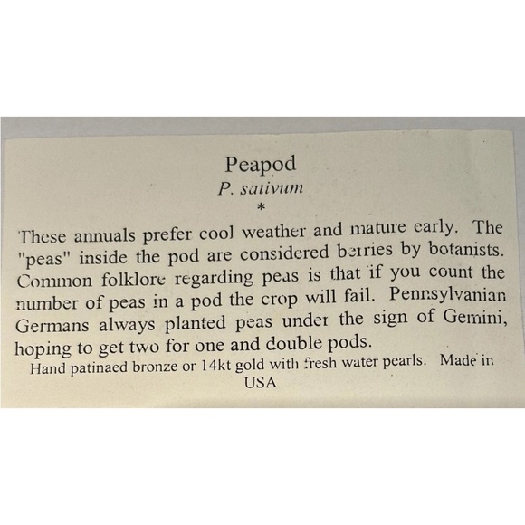 Michael Michaud Pea Pod Necklace and Pendant - Picture 6 of 7